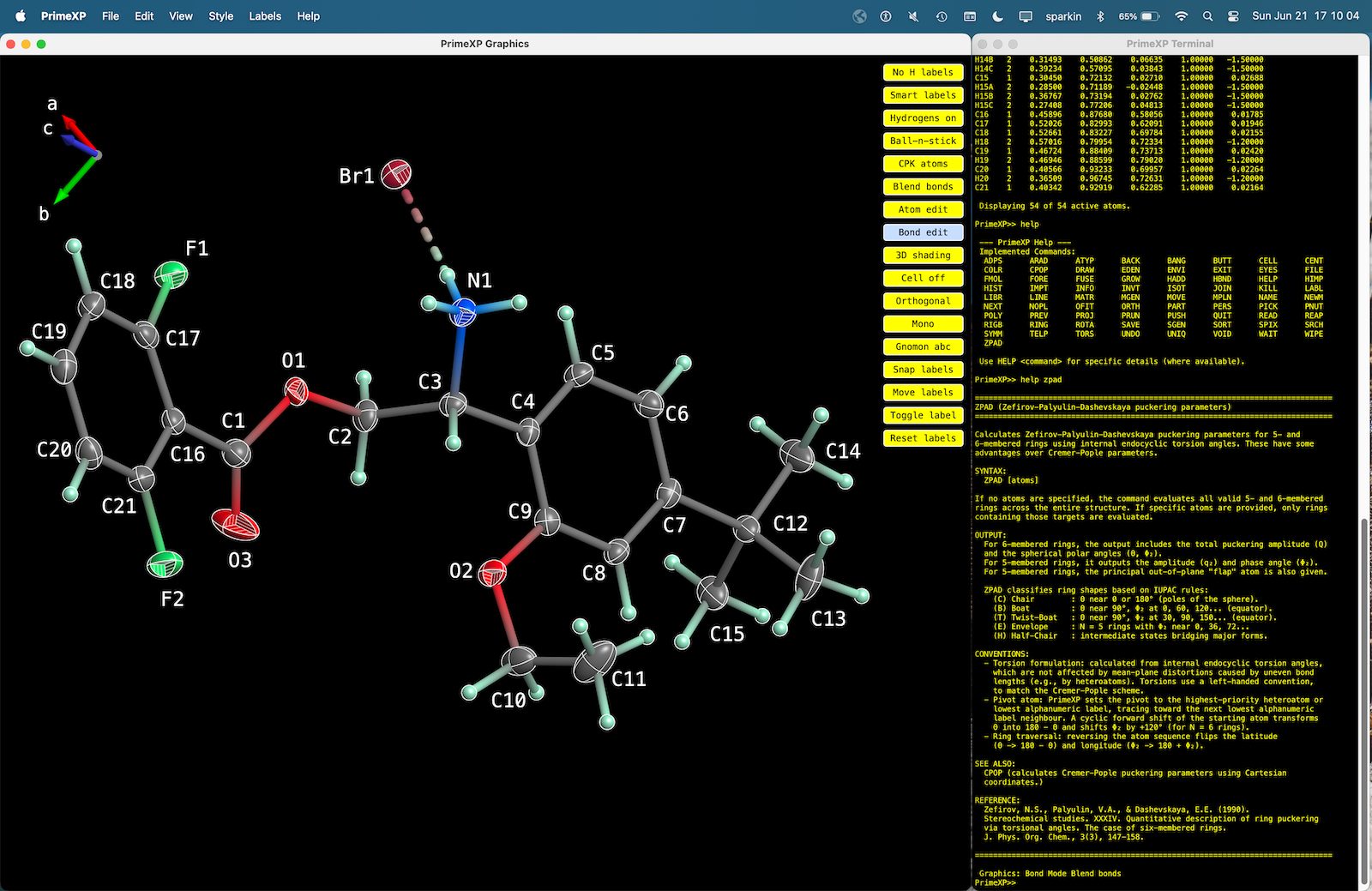 PrimeXP interface overview