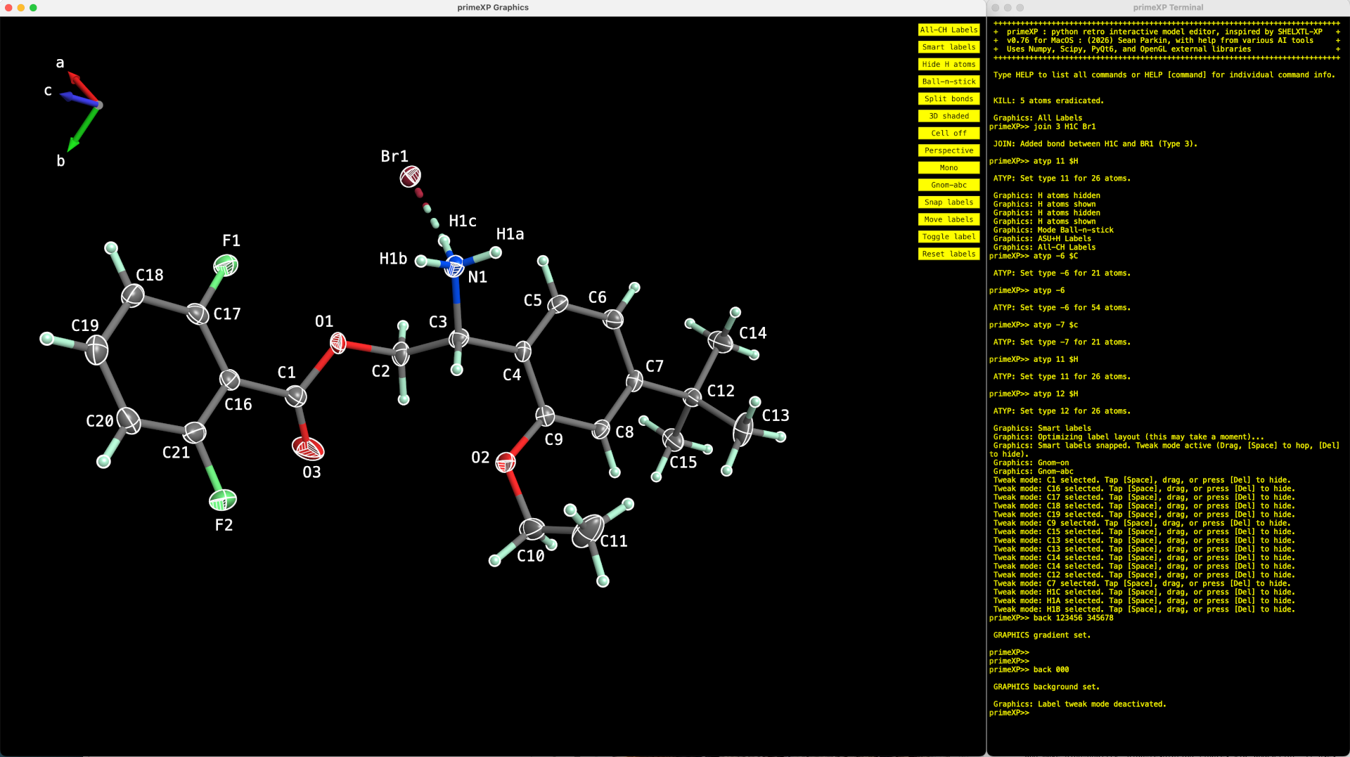 primeXP interface overview