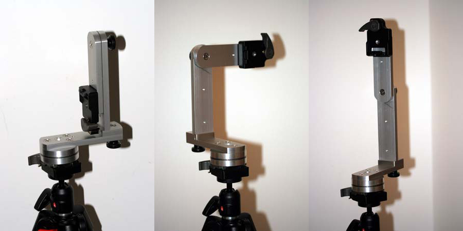 Homemade Panoramic Head arm down