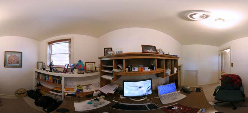 Homemade Panoramic Head - home office