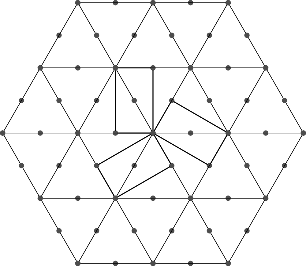 B-centered triple superposition plane